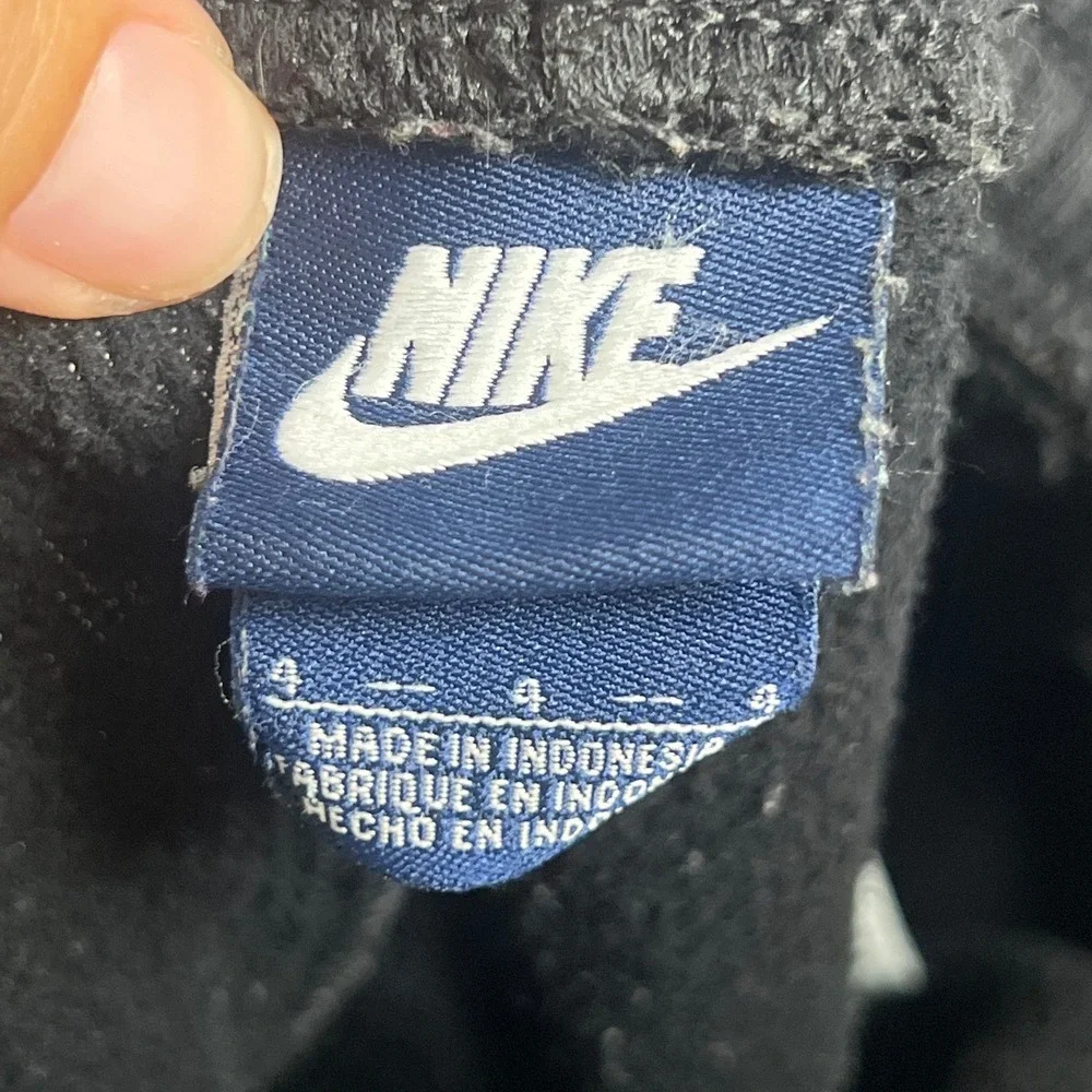 Nike Kids Black Pull On Straight Leg Loungewear Pants 4 Elastic Waist Comfort
